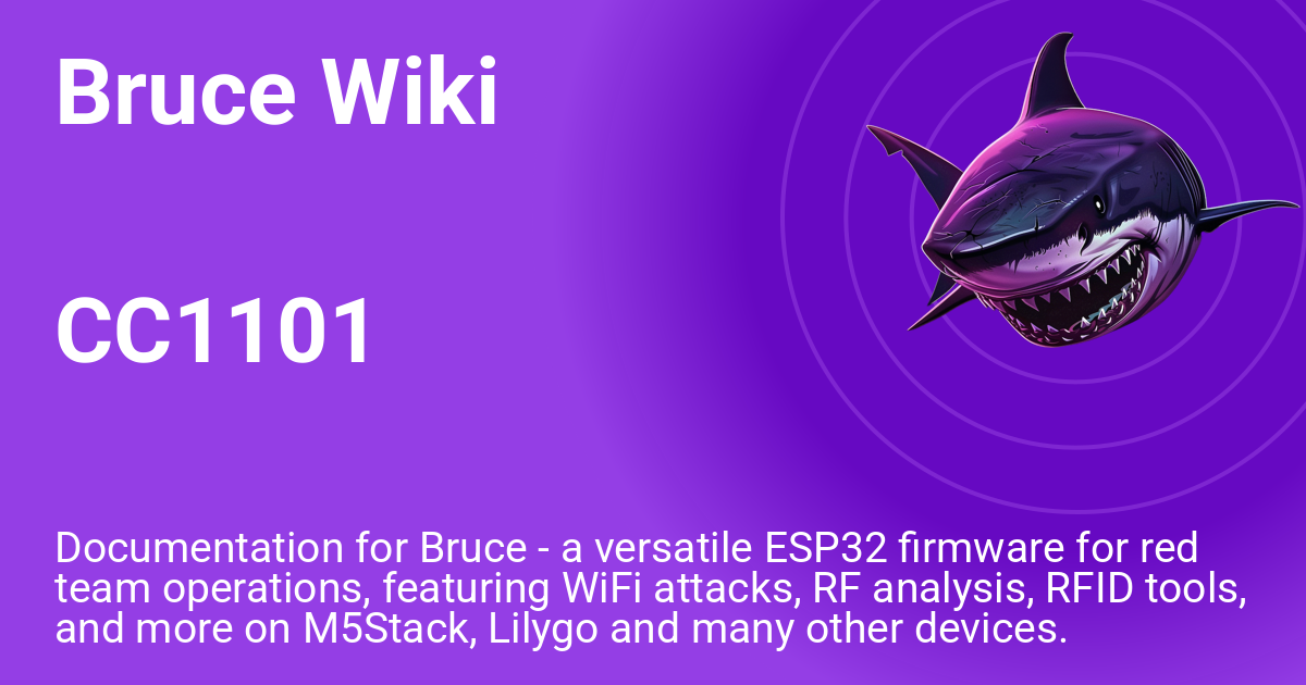CC1101 - Bruce Wiki