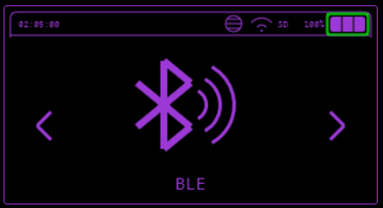 BLE Main Menu