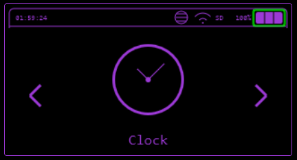 Clock Main Menu