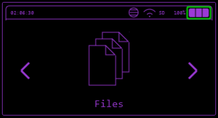 Files Main Menu