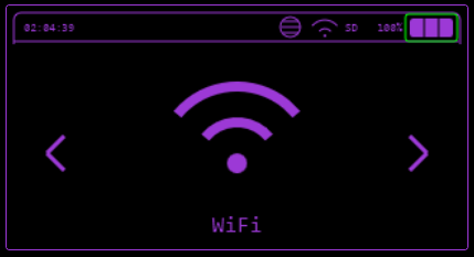WiFi Main Menu